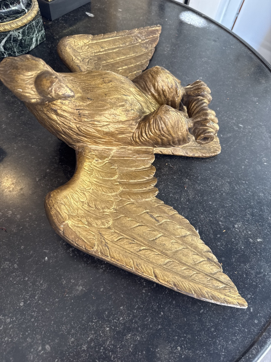 Gilded Wooden Eagle-photo-4