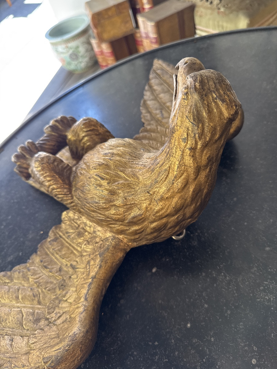 Gilded Wooden Eagle-photo-2