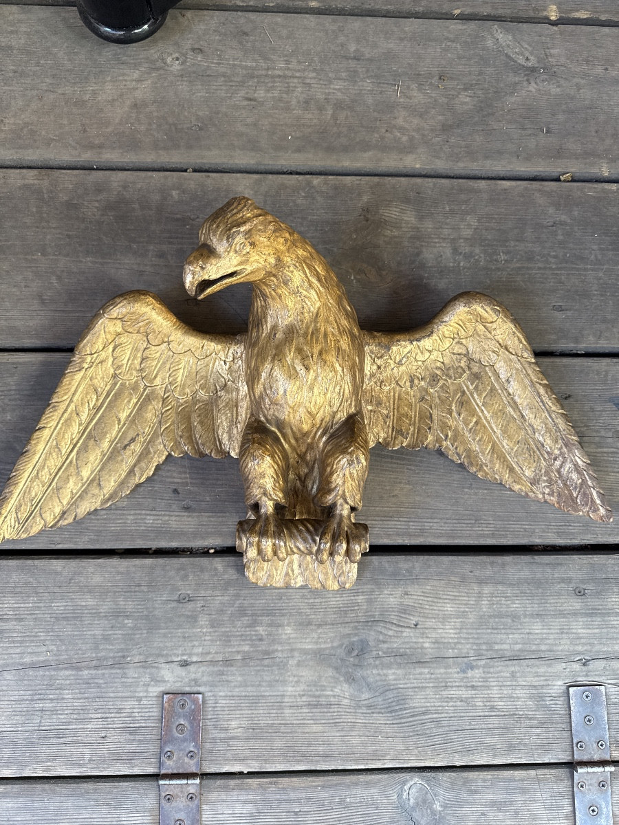 Gilded Wooden Eagle
