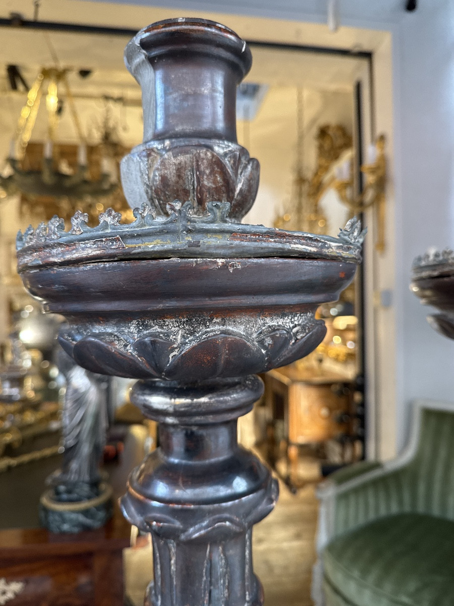 Large Pair Of Candlesticks-photo-2