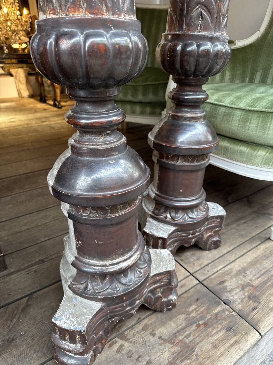 Large Pair Of Candlesticks-photo-4