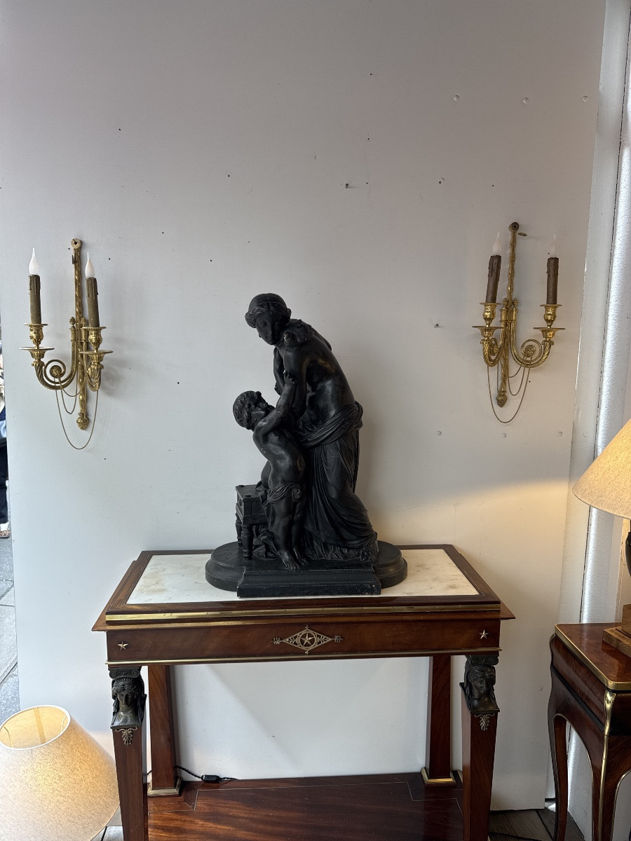 Women's Group, Antique Style, With Children-photo-1