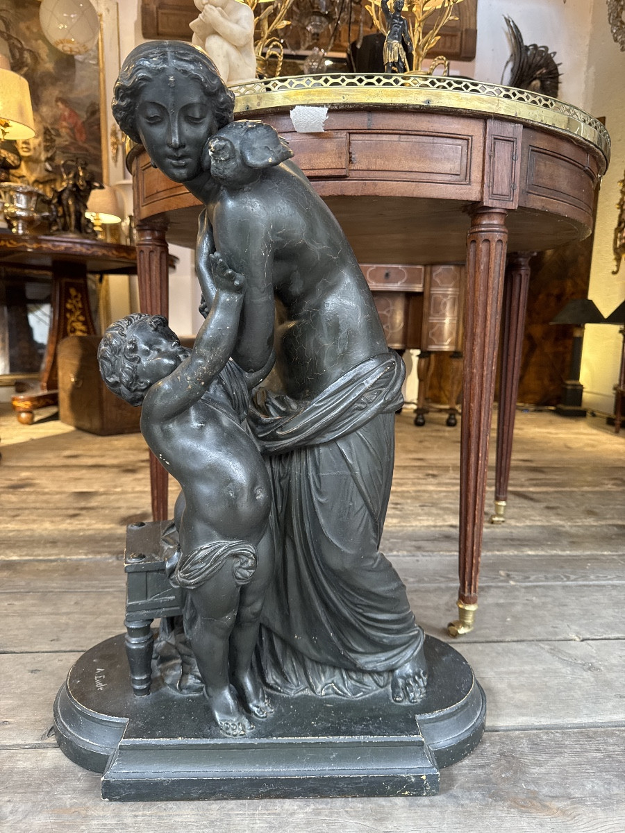 Women's Group, Antique Style, With Children