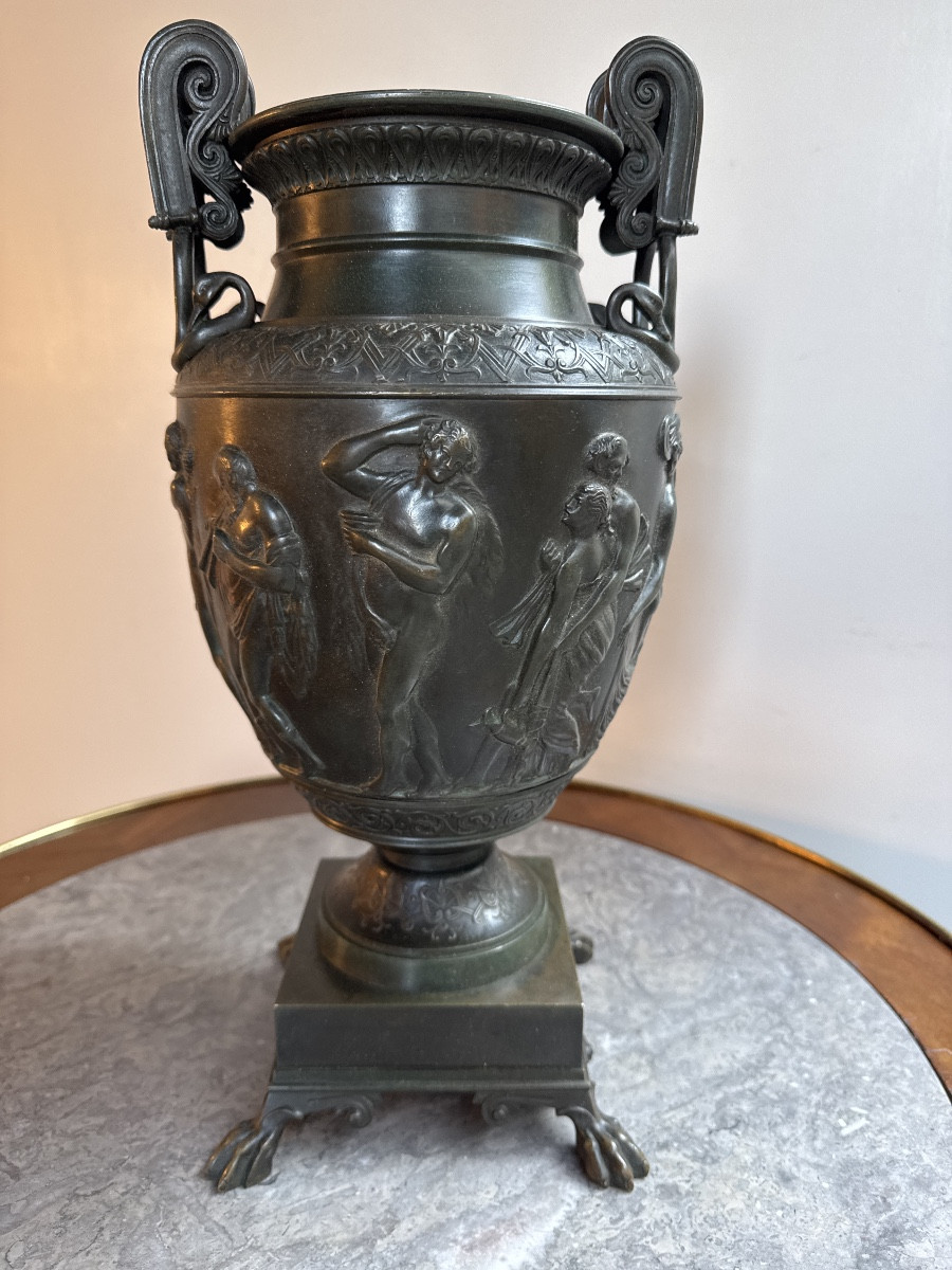 Neoclassical Bronze Vase