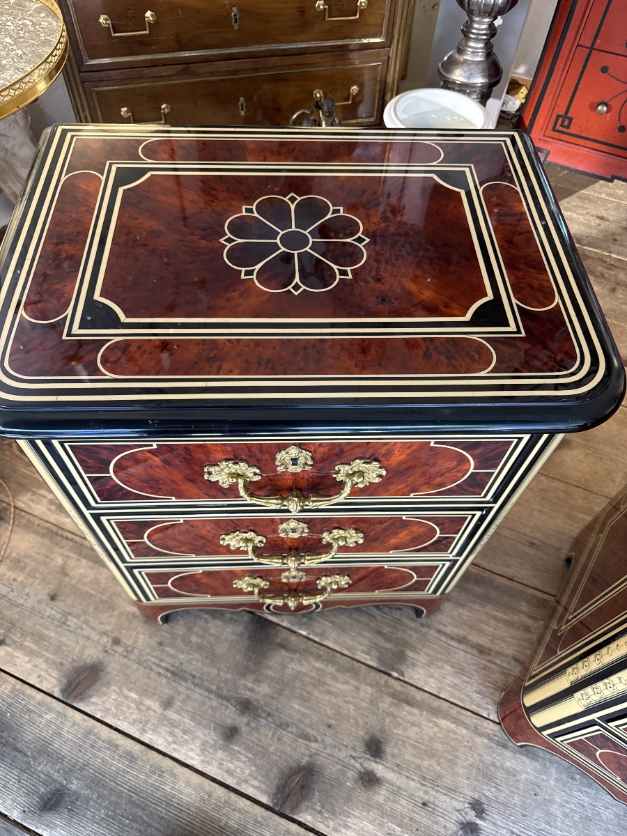 Pair Of Louis XIV-style Chests Of Drawers-photo-2