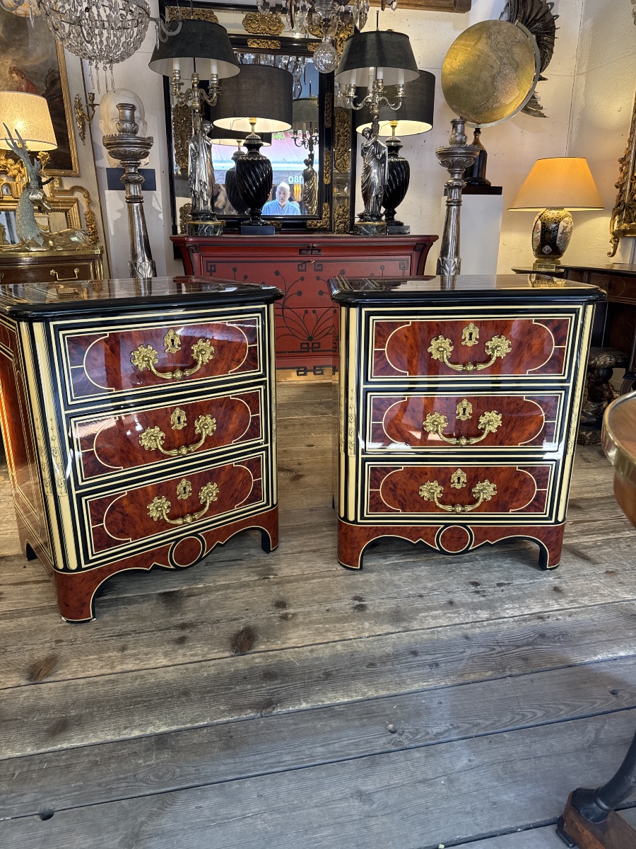 Pair Of Louis XIV-style Chests Of Drawers