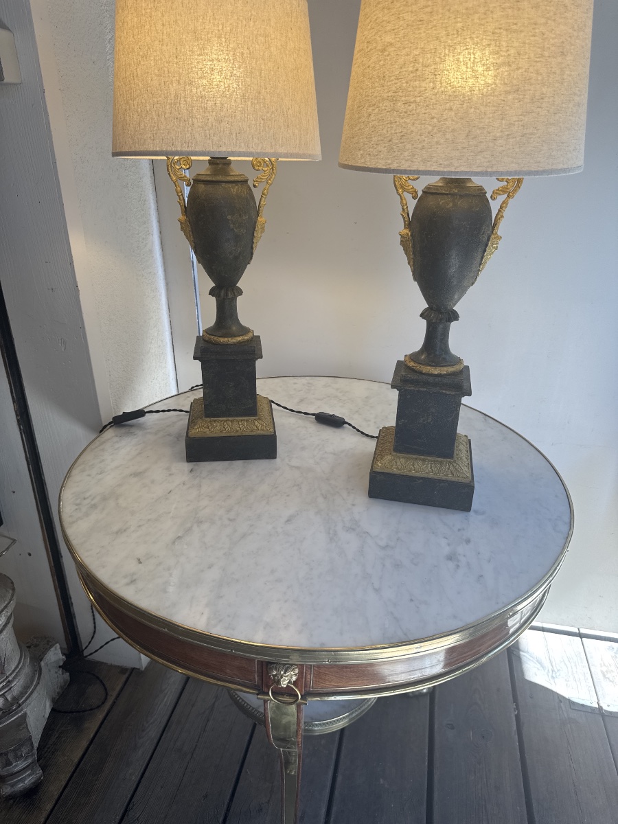 Paire de lampes de type Carcel-photo-3