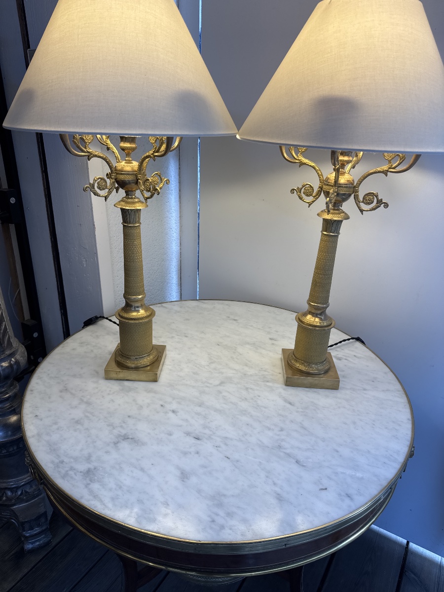 Paire de lampes