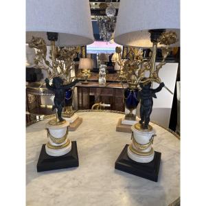 Pair Of Louis Xl Candlesticks