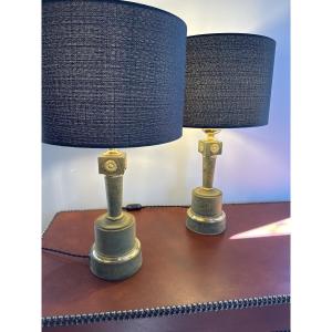 Paire de lampes  Carcel