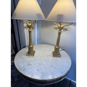 Paire de lampes