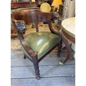 Fauteuil de bureau, (Empire)