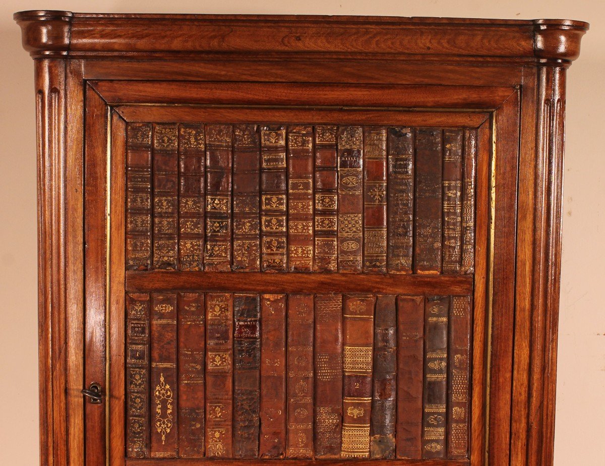 Cabinet De Bibliothèque Louis XVI -18° Siècle-photo-3