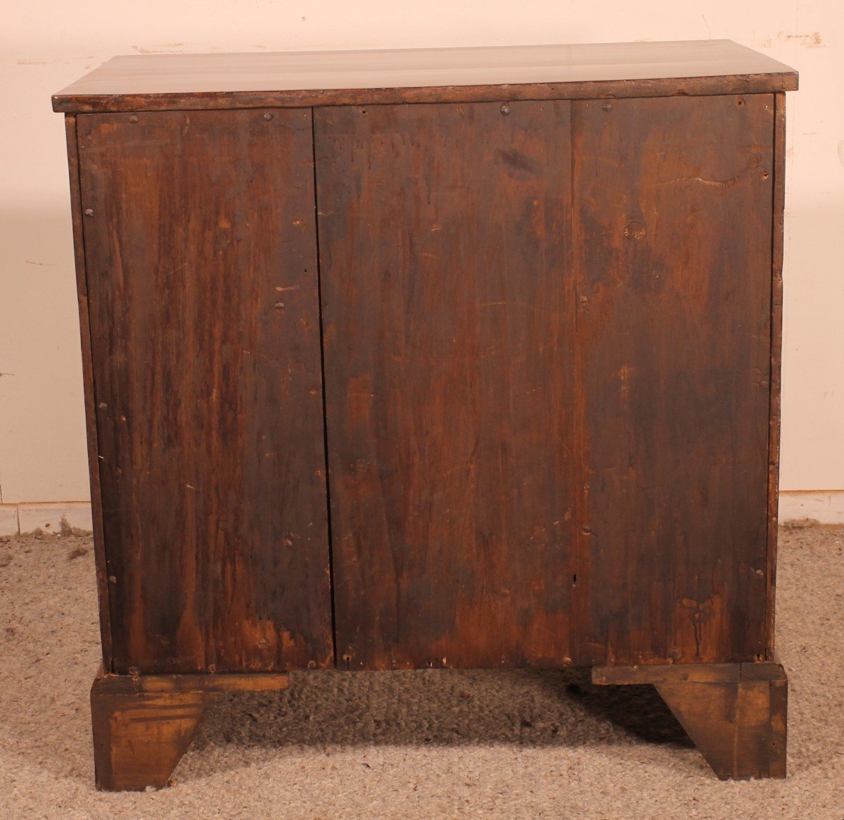 Small 18th Century Mahogany Kneehole Desk George III-photo-3