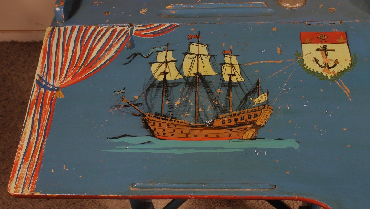 Polychrome School Desk-photo-4