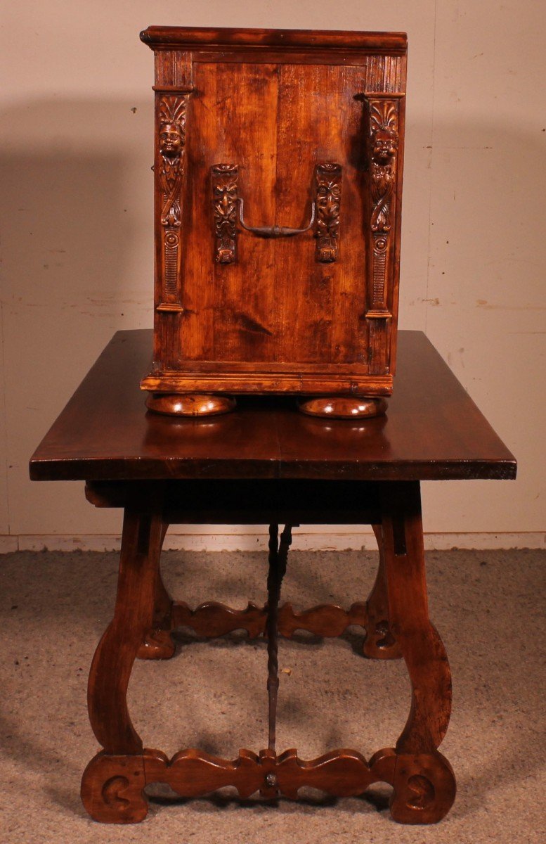 Black Forest Cabinet Dated 1590 With Its Base-photo-3