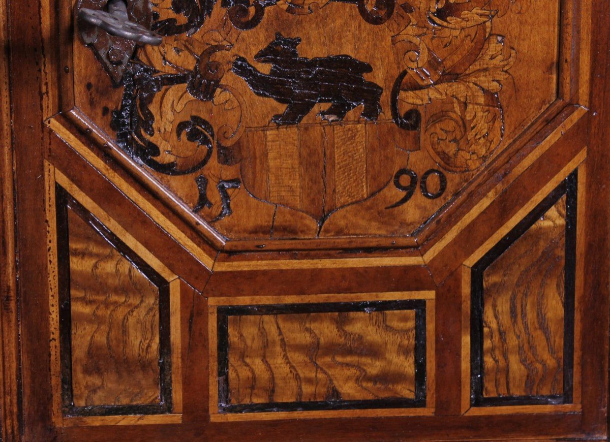 Cabinet Forêt Noir Daté 1590-photo-4