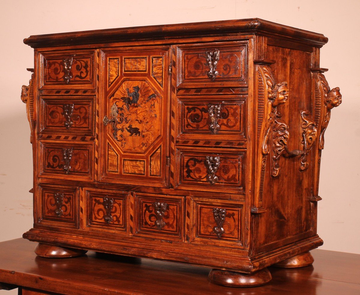 Black Forest Cabinet Dated 1590-photo-8