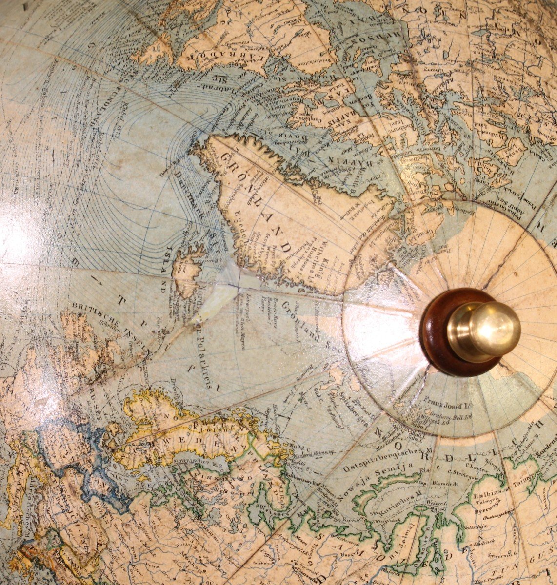 Globe Terrestre Erd Globus Du 19° Siècle-photo-6