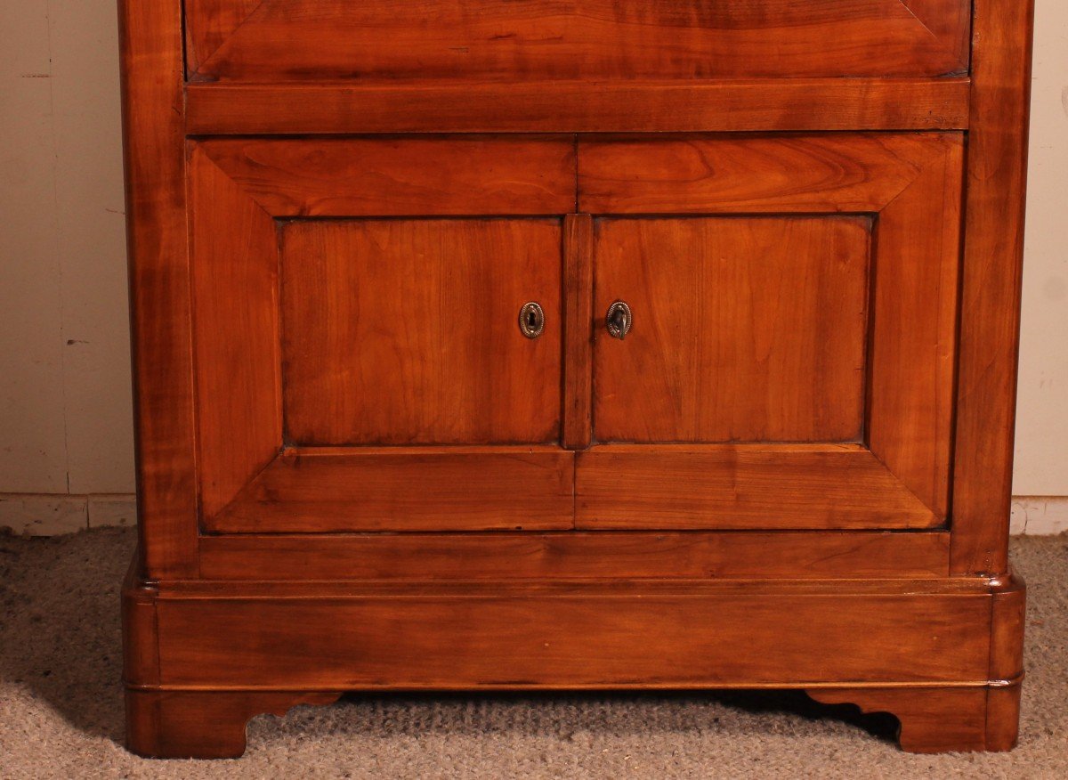 Cherrywood Secretary From The 19th Century -france-photo-2