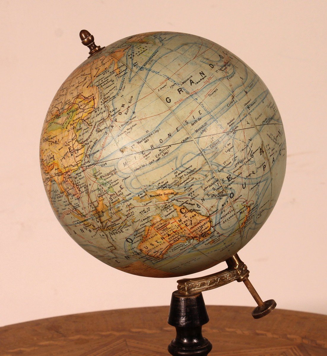 Small Terrestrial Globe From J.forest - Paris-photo-3