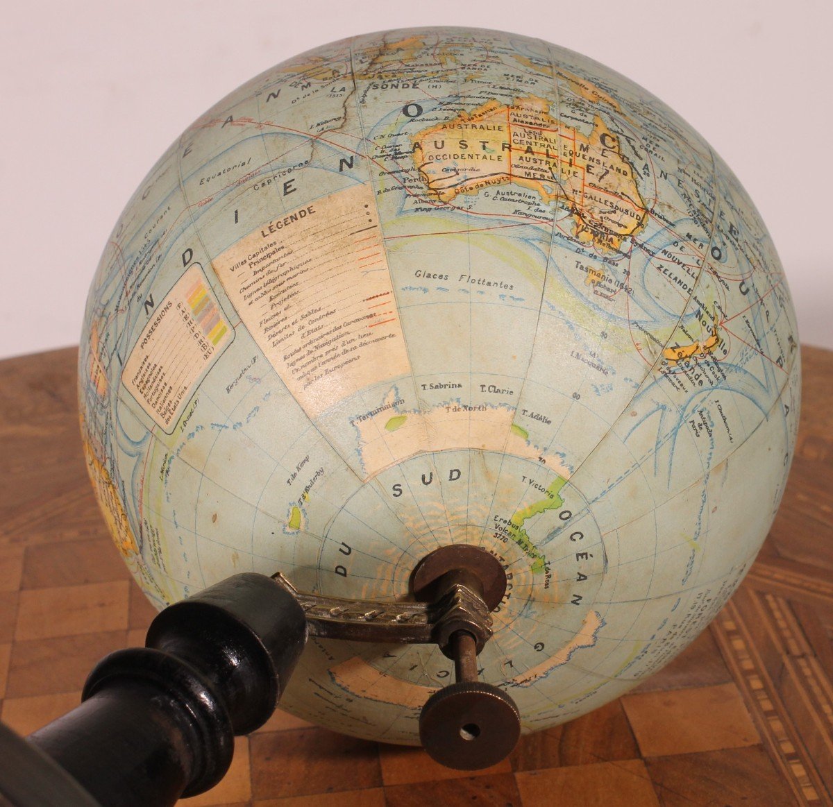 Small Terrestrial Globe From J.forest - Paris-photo-8