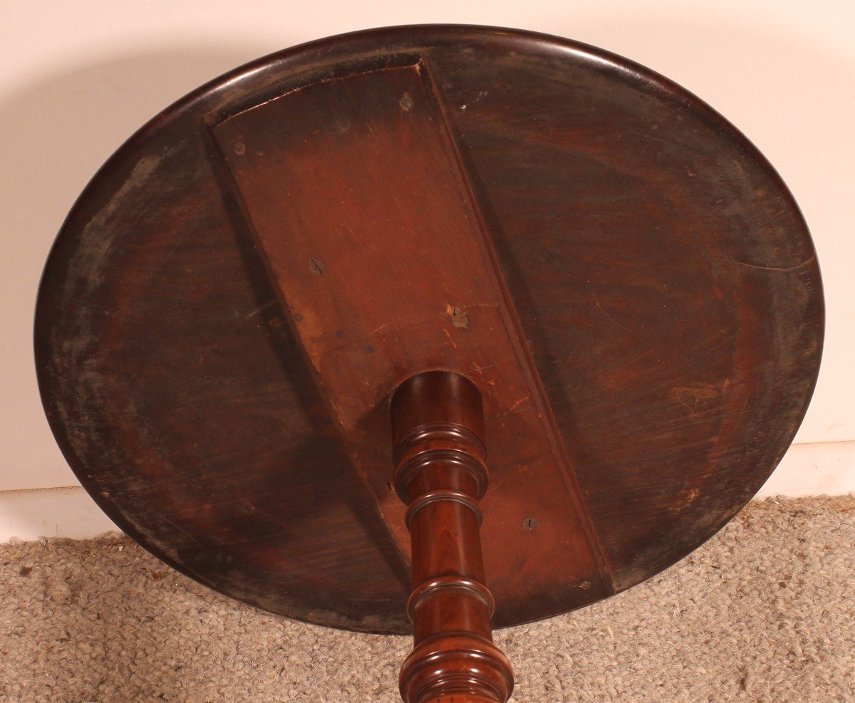 Guéridon Anglais Circa 1800 En Acajou-photo-4