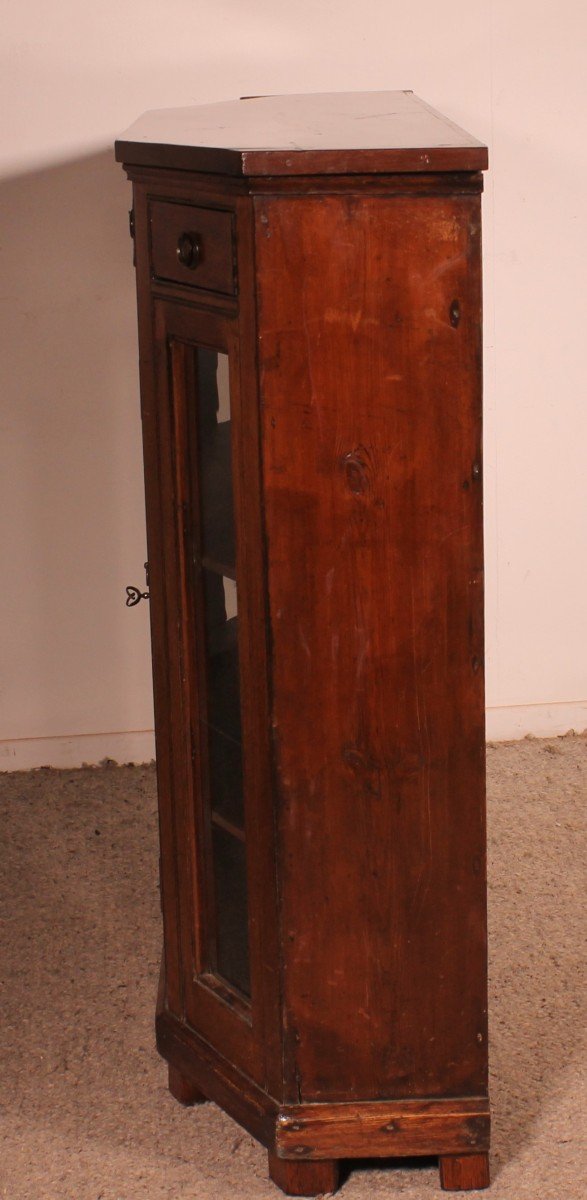 Store Showcase Cabinet  Or Bookcase In Mahogany Early 19th Century-photo-4