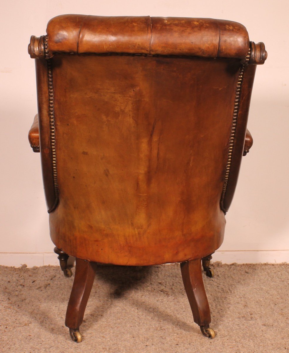 Fauteuil Chesterfield - 19° Siècle-photo-4