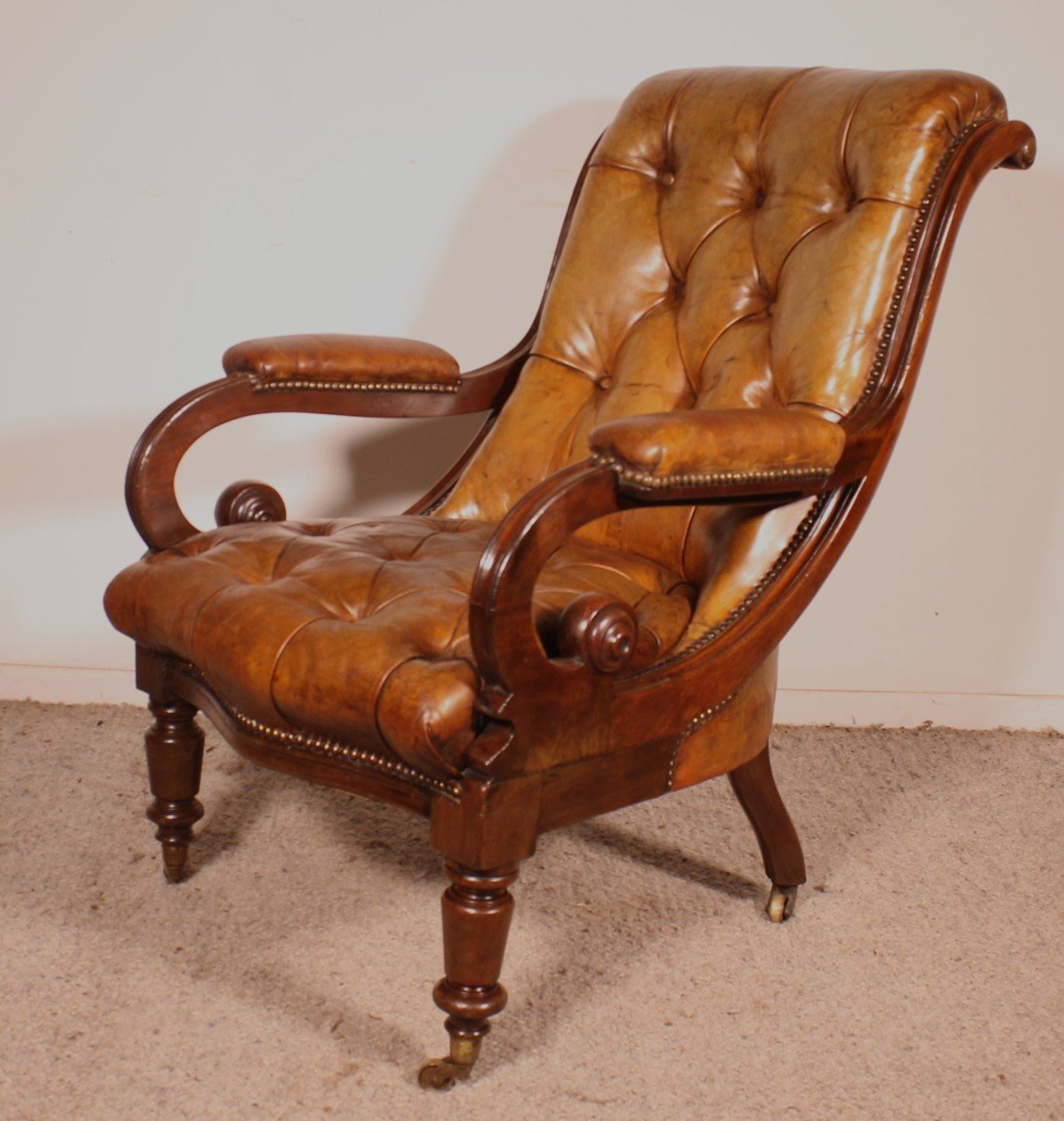 Fauteuil Chesterfield - 19° Siècle-photo-7