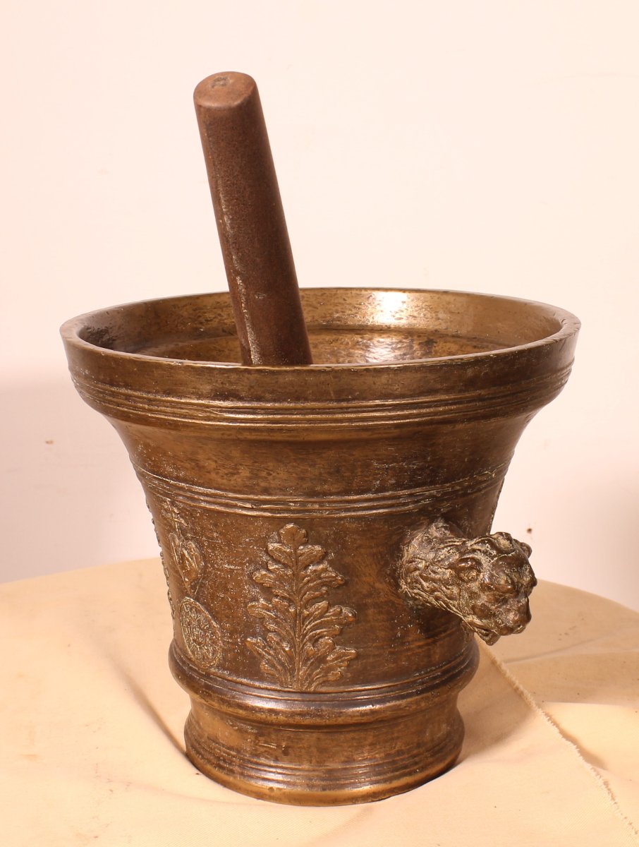 Bronze Mortar - Italy - 16th Century-photo-6
