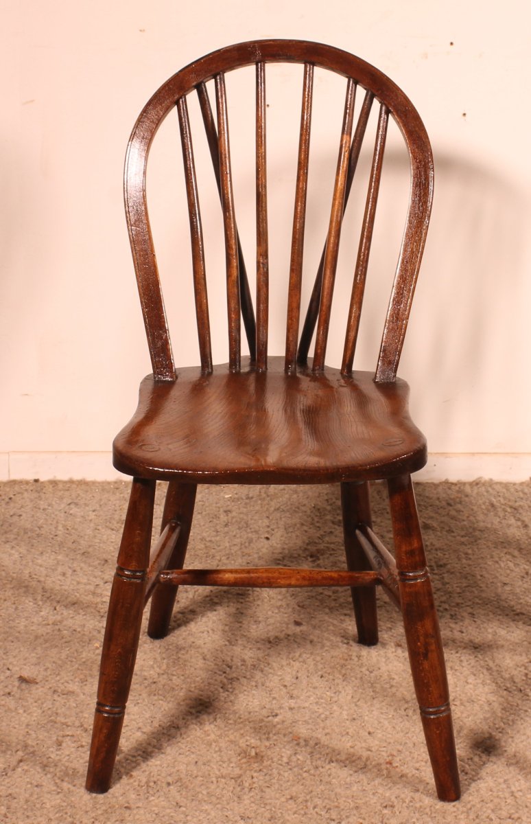A Pair Of 19th Century Windsor Chairs-photo-2