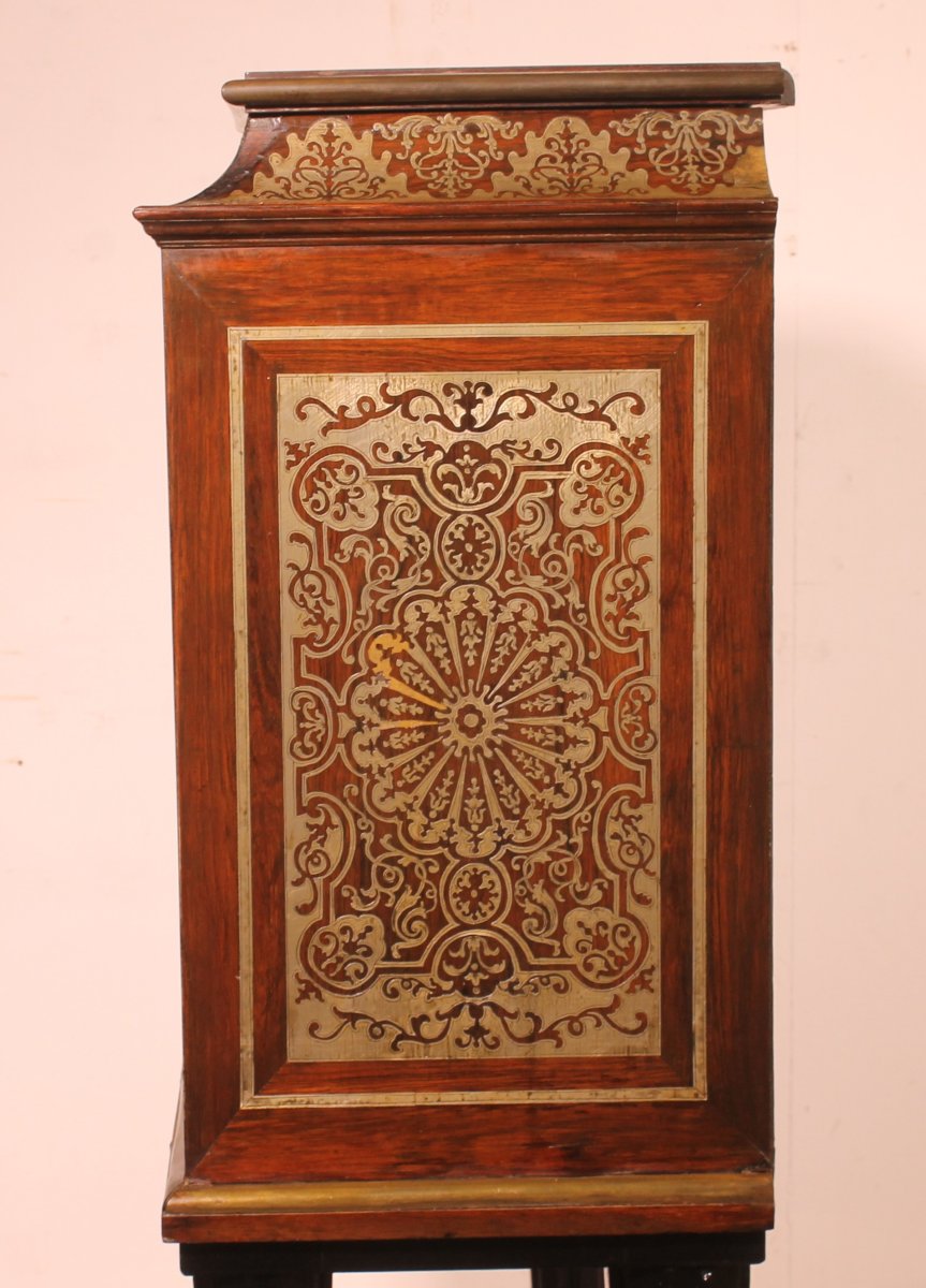 cabinet anversois d'époque baroque -18° siècle en marqueterie boule -photo-7