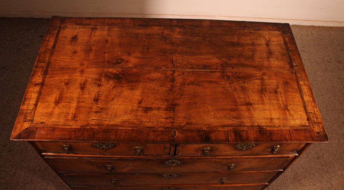 commode William and Mary en noyer du 17° siècle-photo-7