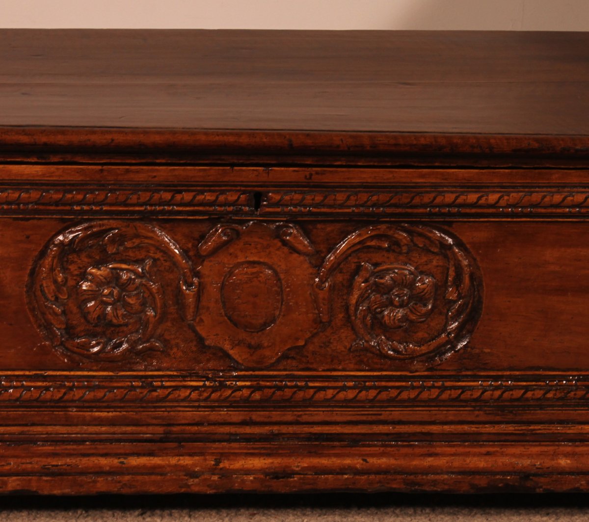 coffre de la renaissance italienne en noyer - circa 1600-photo-3