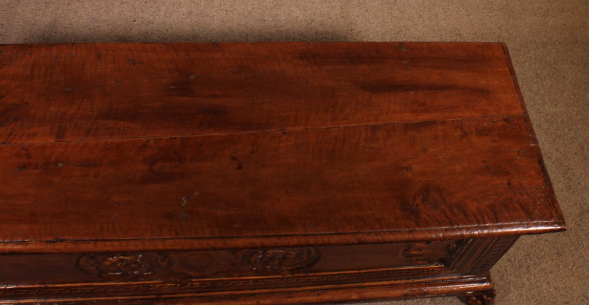coffre de la renaissance italienne en noyer - circa 1600-photo-7