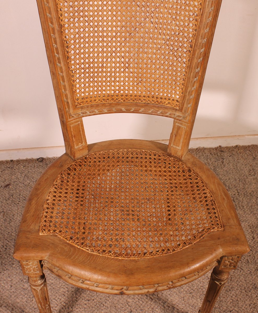 Directoire Period Oak Chair -photo-2