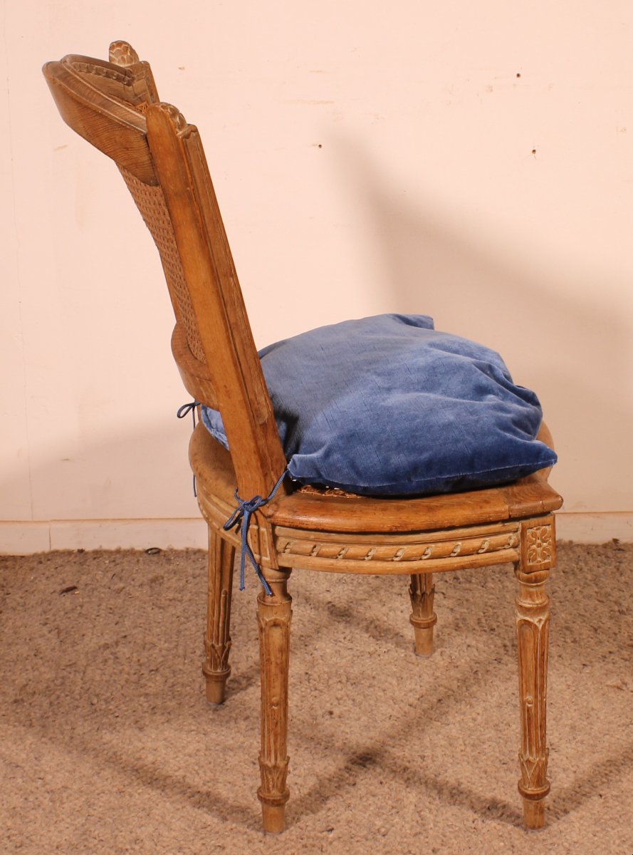 Directoire Period Oak Chair -photo-3