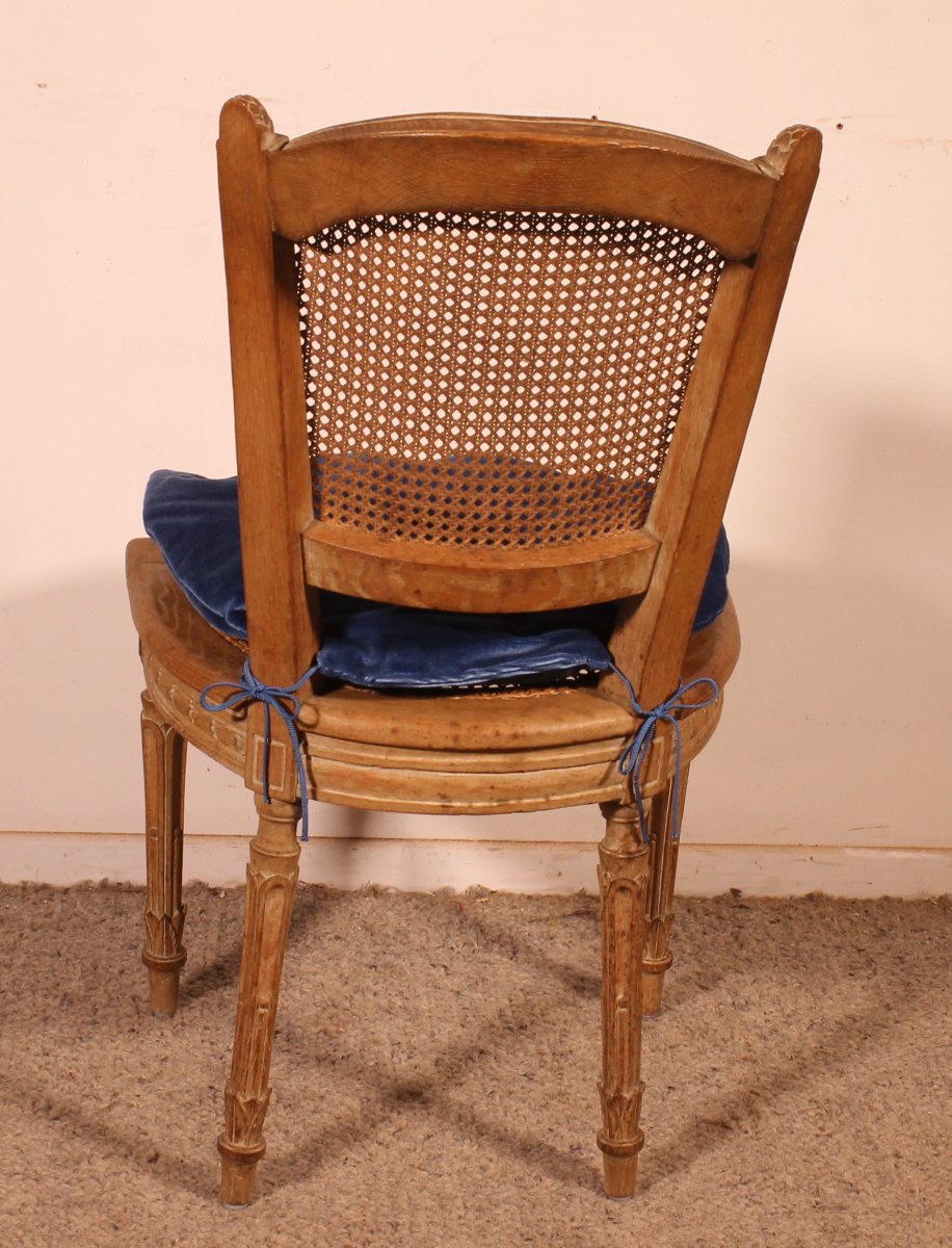 Directoire Period Oak Chair -photo-4