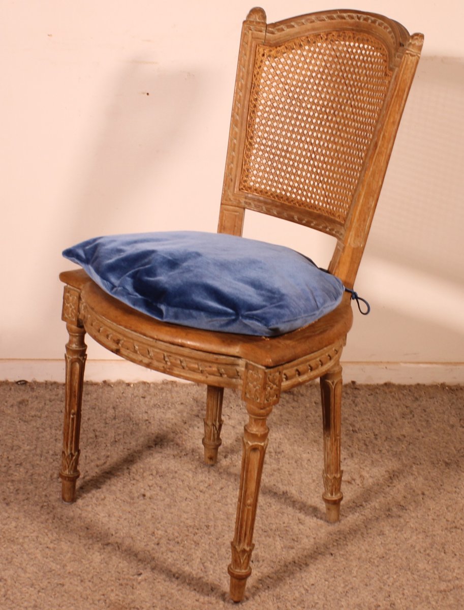 Directoire Period Oak Chair -photo-6