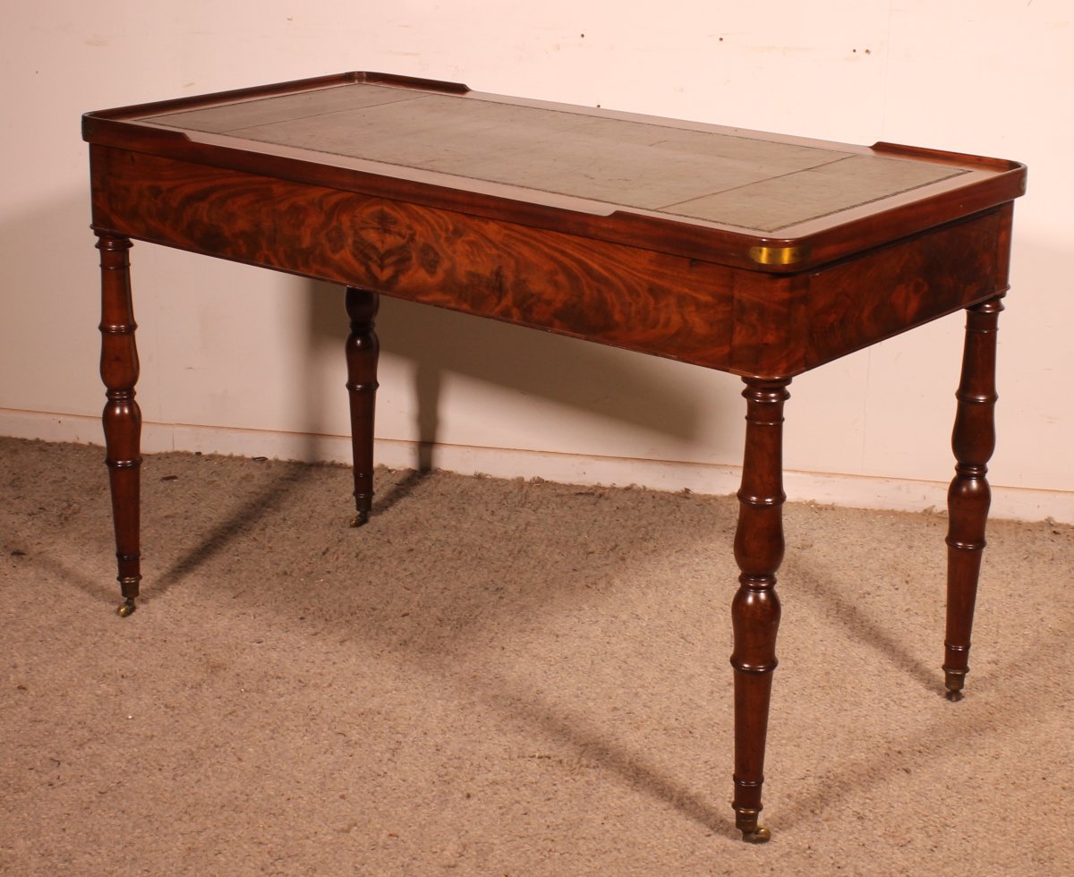 Empire Period Mahogany Tric-trac Table-photo-3