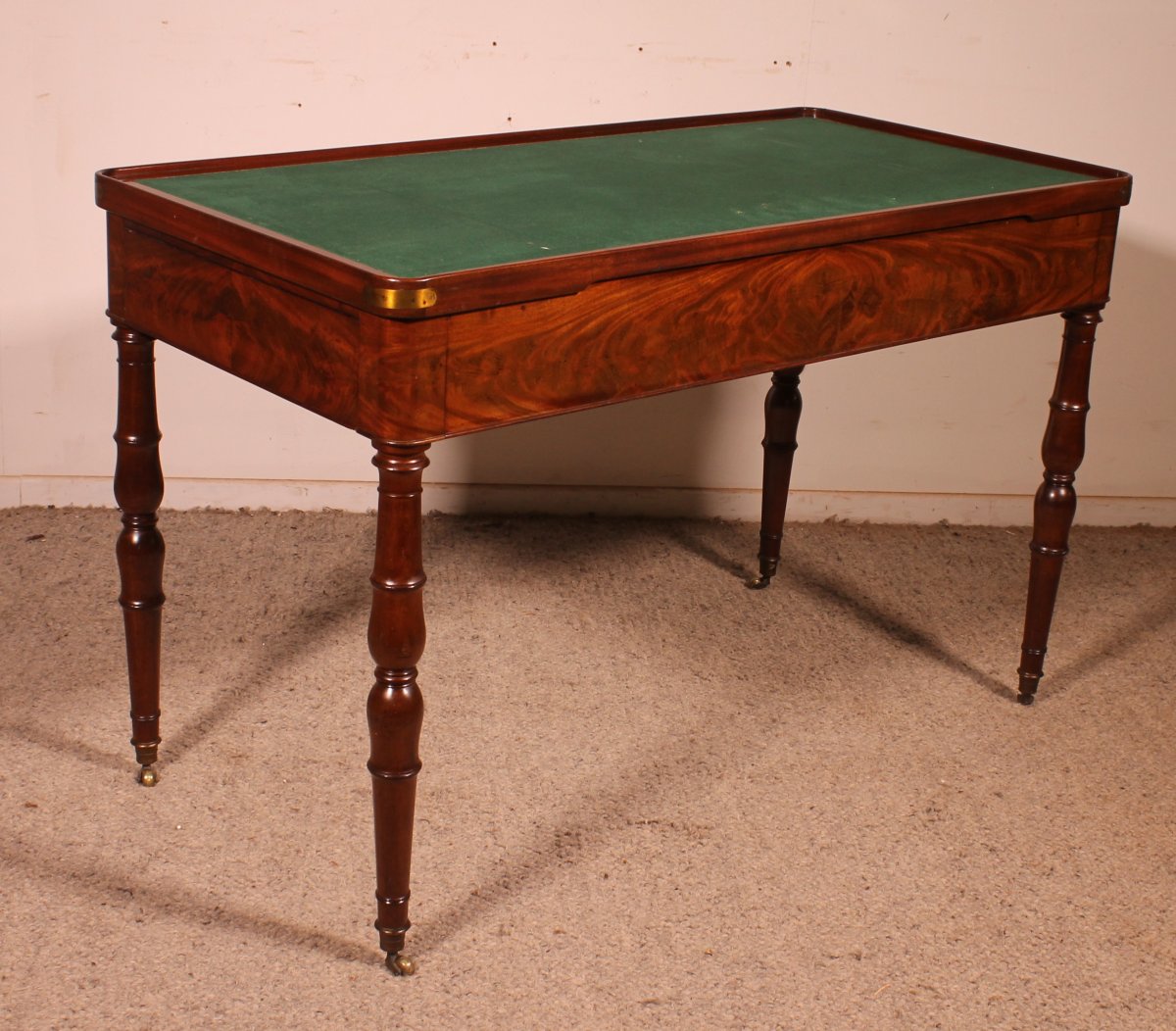 Empire Period Mahogany Tric-trac Table-photo-1