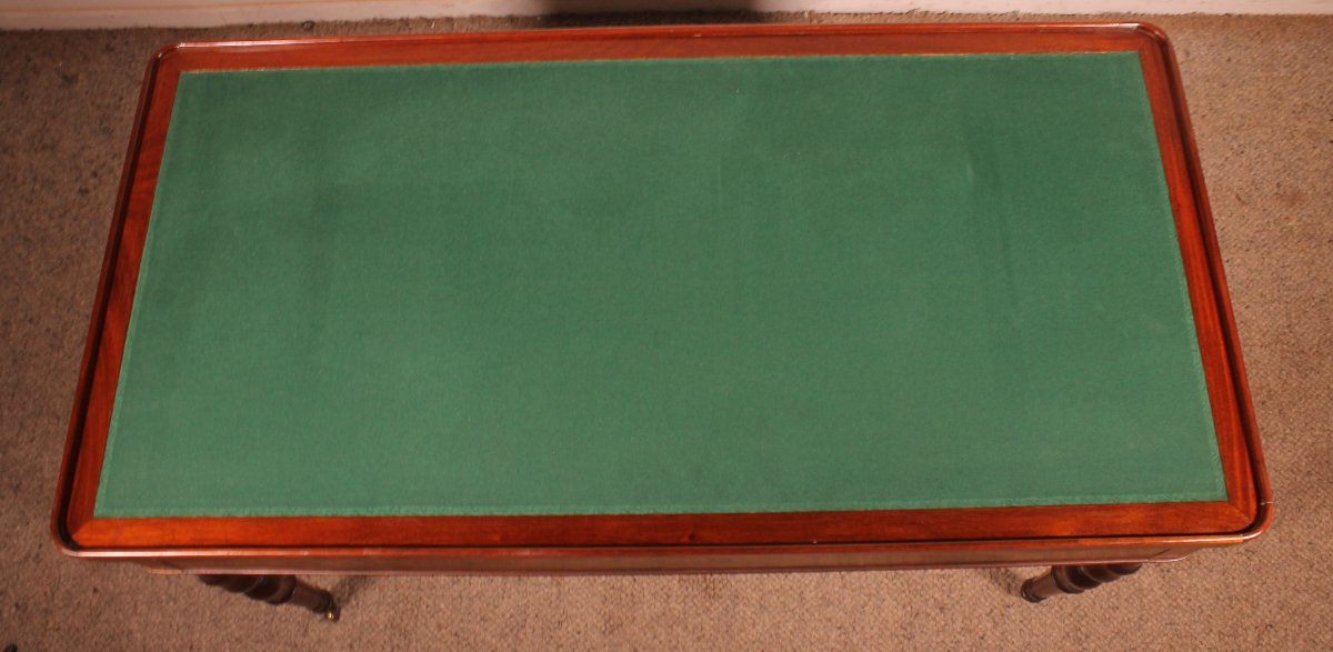 Empire Period Mahogany Tric-trac Table-photo-7