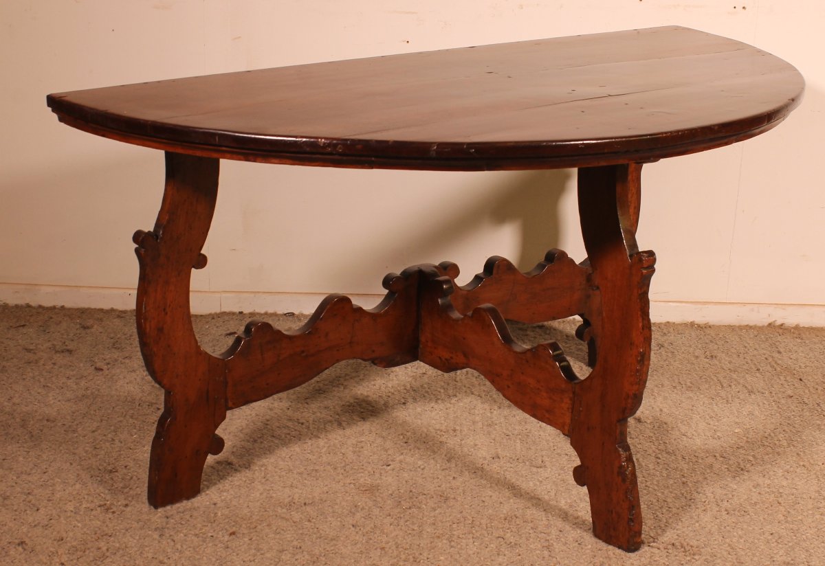 console italienne époque renaissance circa 1600 en noyer-photo-2