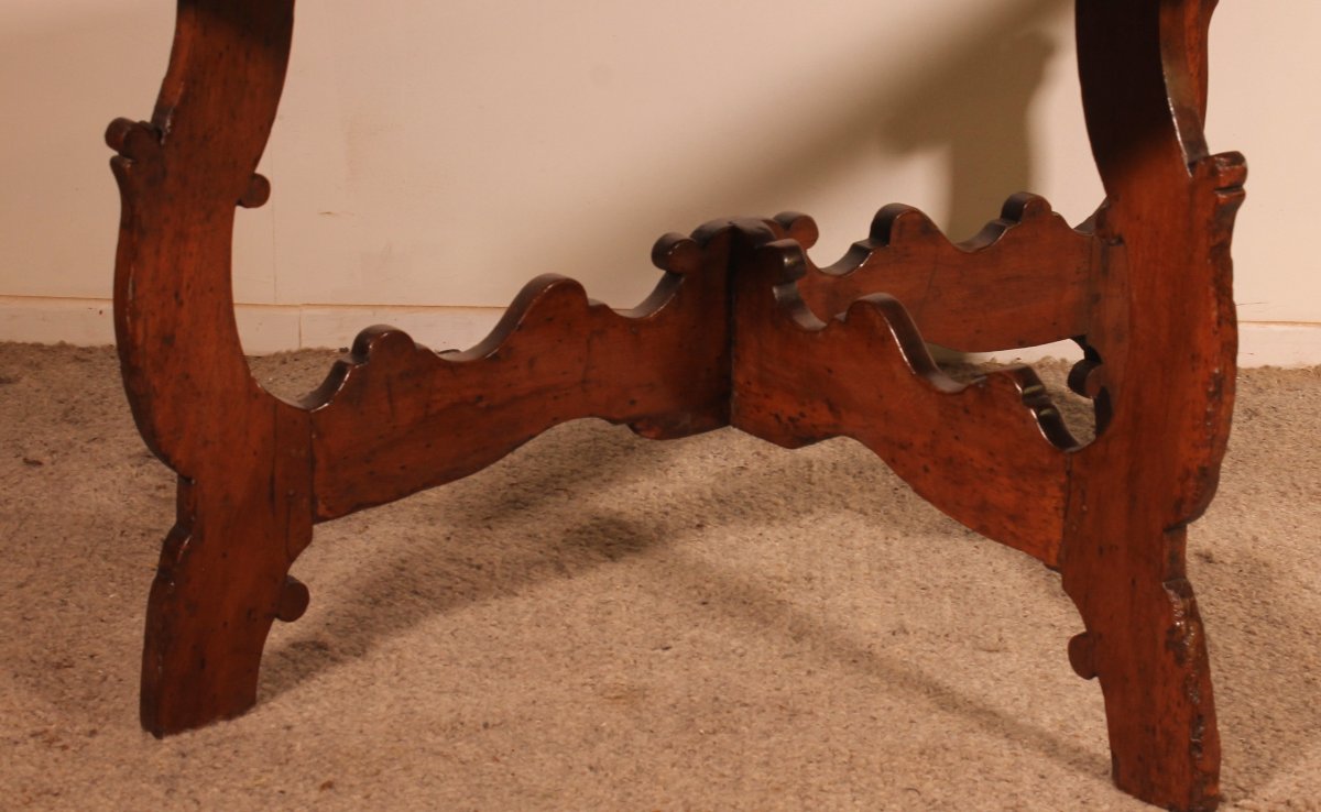 console italienne époque renaissance circa 1600 en noyer-photo-3