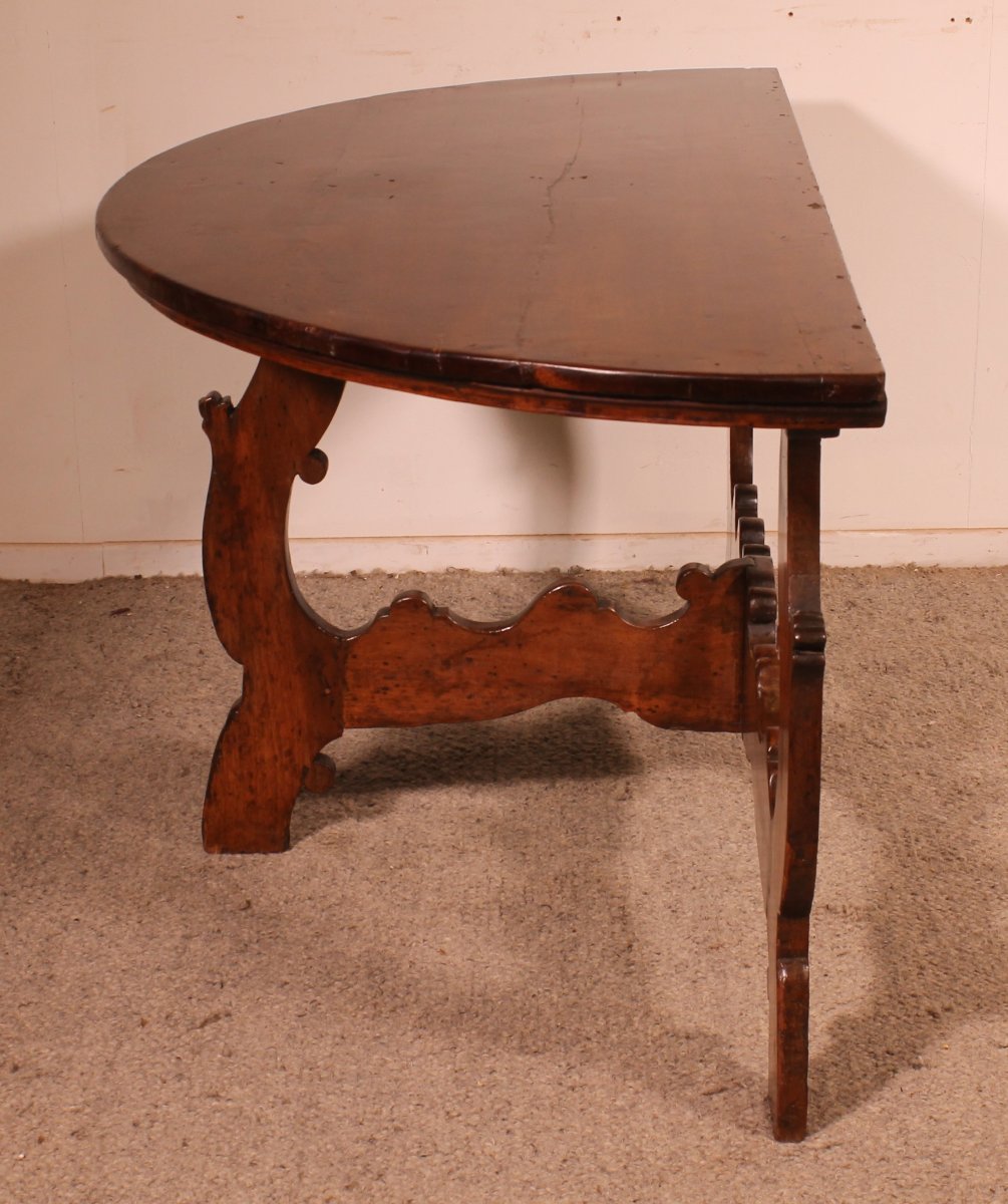 console italienne époque renaissance circa 1600 en noyer-photo-2