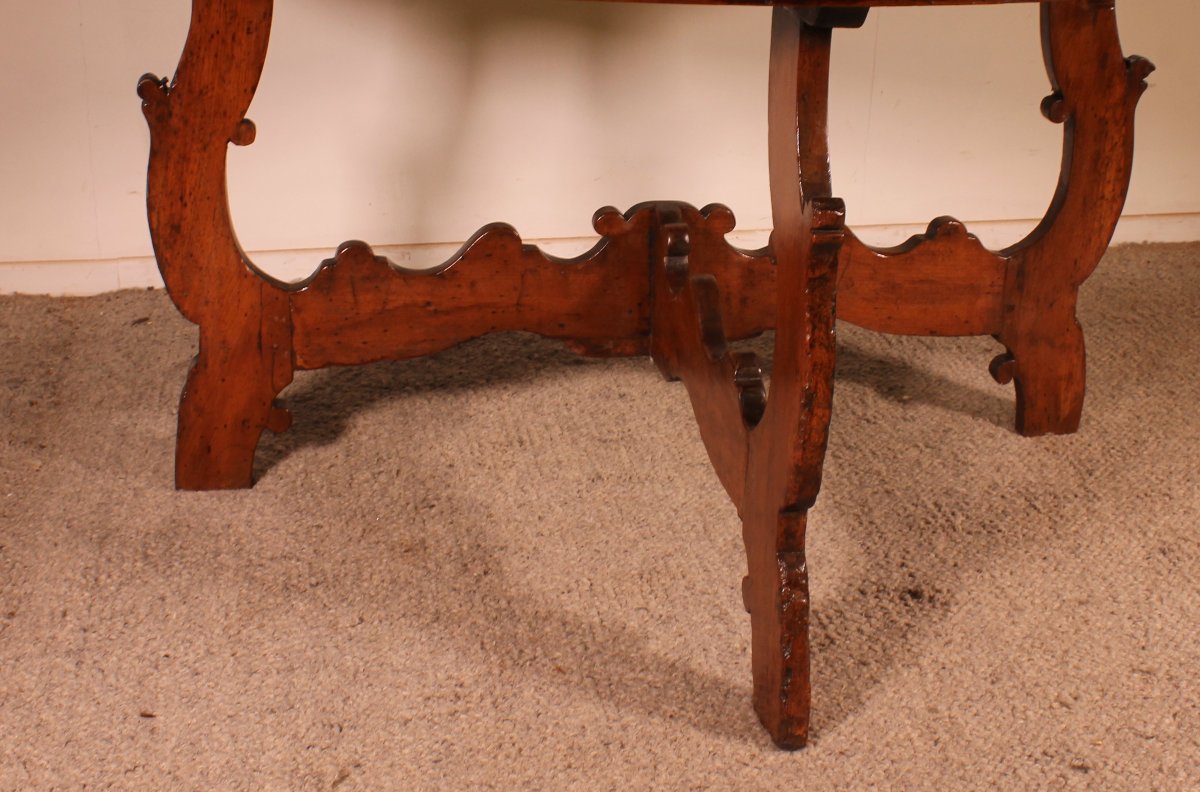 console italienne époque renaissance circa 1600 en noyer-photo-4