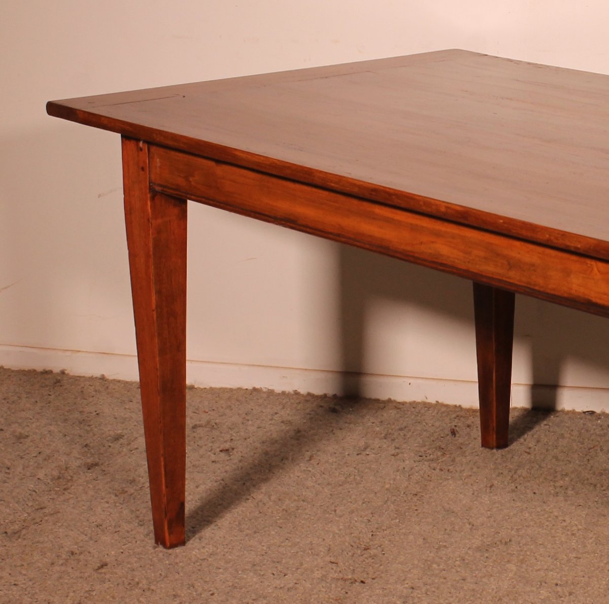 19th Century Oak Farmhouse Table -photo-3
