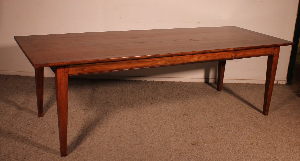19th Century Oak Farmhouse Table -photo-2