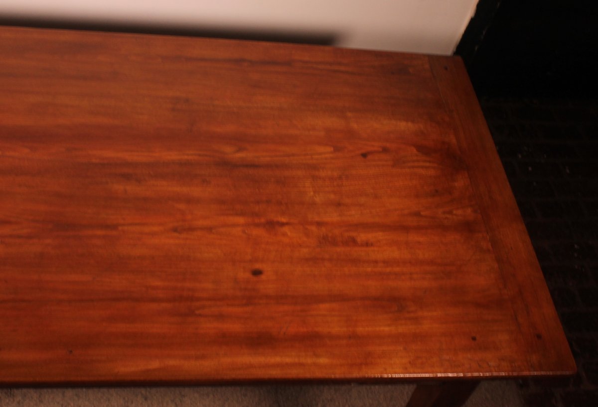 19th Century Oak Farmhouse Table -photo-7